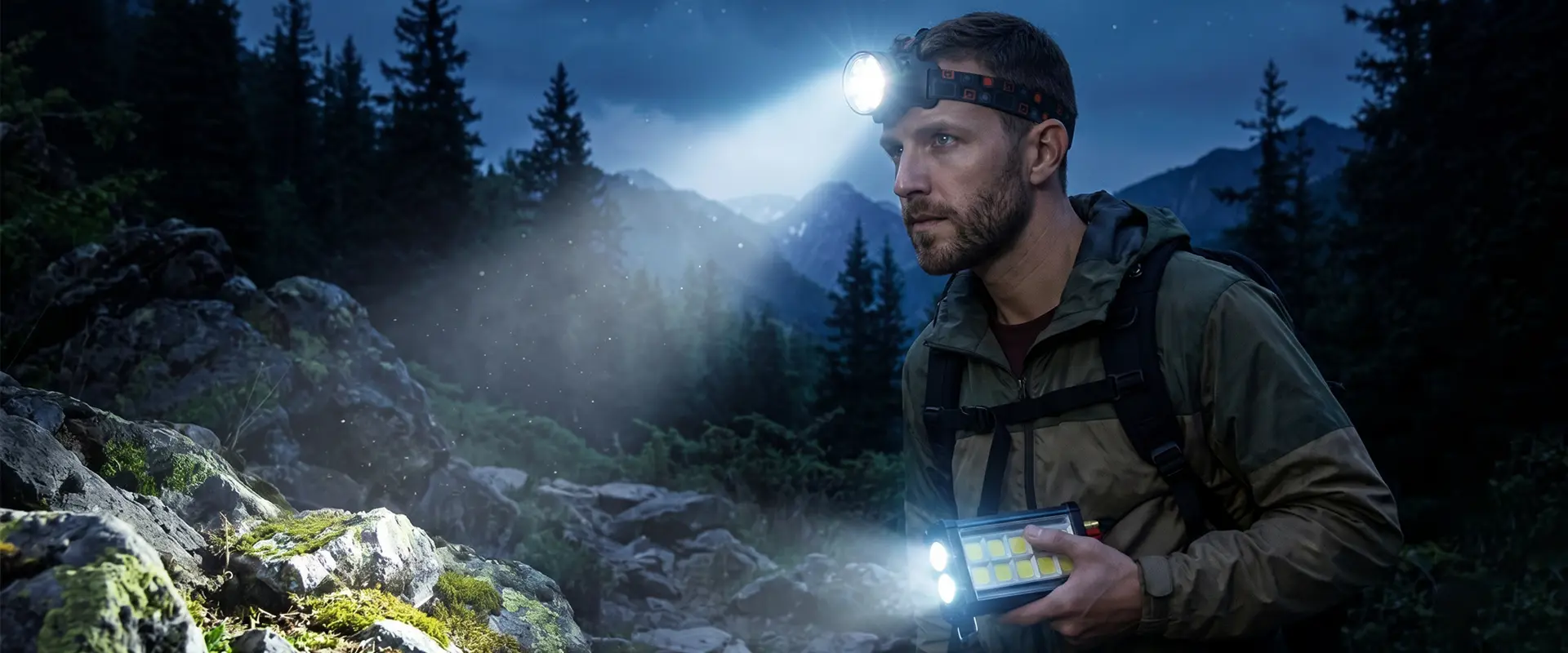 Forest Tiger Professzionális LED fejlámpa - OEM gyári közvetlen