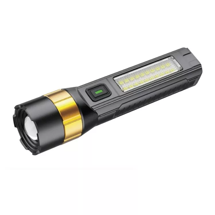 Újratölthető LED zseblámpa hosszú akkumulátor-élettartammal
